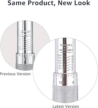 AmazonBasics 1/4-Inch Drive Click Torque Wrench - 35-200 in